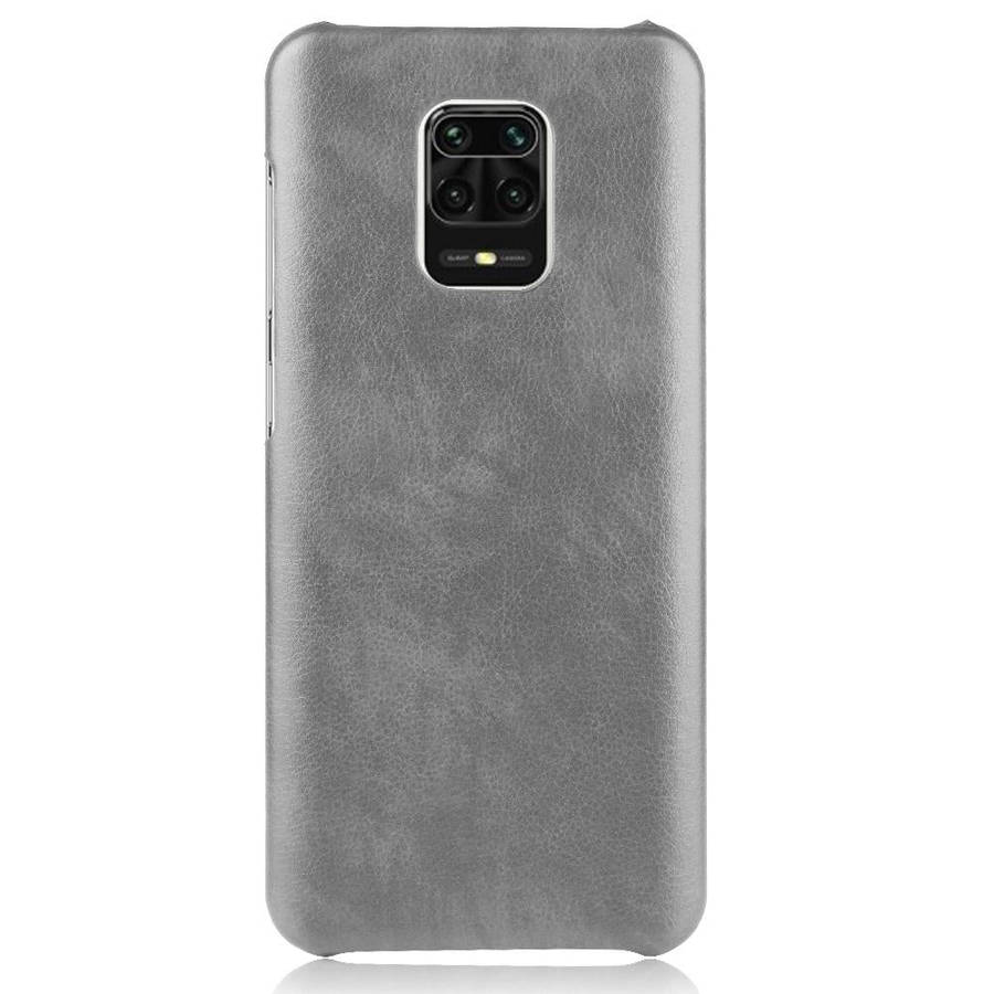 For Xiaomi Redmi Note 9 Pro/Note 9s/Note 9 Pro max Shockproof Litchi Texture PC + PU Case(Gray)