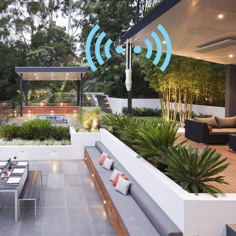 WAVLINK AC600 AP 2.4G/5G Dual Frequency Outdoor High Power Repeater, Pulg Type:UK Plug