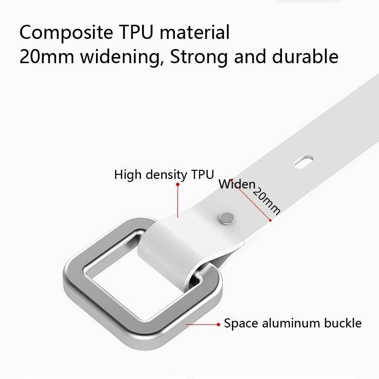 Clothesline Indoor Telescopic Hanger Clothes Rope Non-Slip Outdoor Clothesline(White)