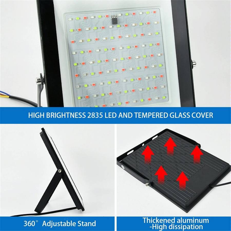 30W Colorful RGB Changing LED Flood Light With Remote Control