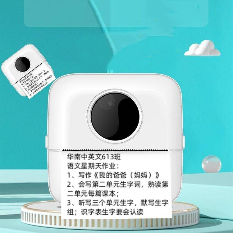 Mini Student Wrong Question Bluetooth Thermal Printer(Pink)