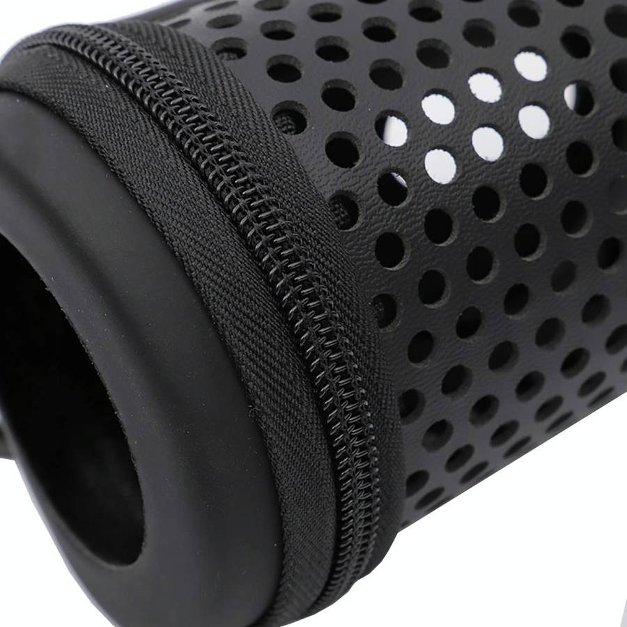 For JBL Flip 5 Bluetooth Speaker Storage Box Kaleidoscope Hollow Protective Cover(Black)