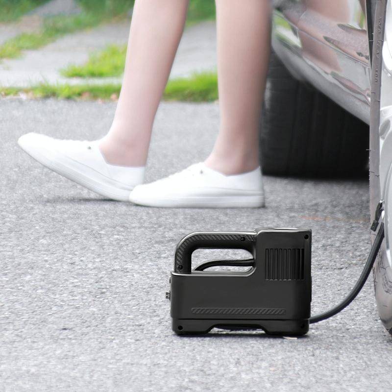 Portable Multi-Function Smart Car Inflatable Pump Electric Air Pump, Style: Wireless With Light D...