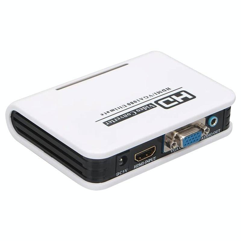 1080P HDMI to VGA adapter Digital to Analog Video Audio Converter Cable for Xbox 360 PS3 PS4 PC L...