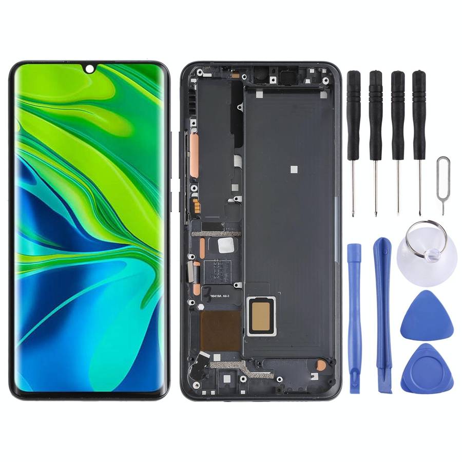 Original LCD Screen and Digitizer Full Assembly With Frame for Xiaomi Mi CC9 Pro / Mi Note 10 / M...