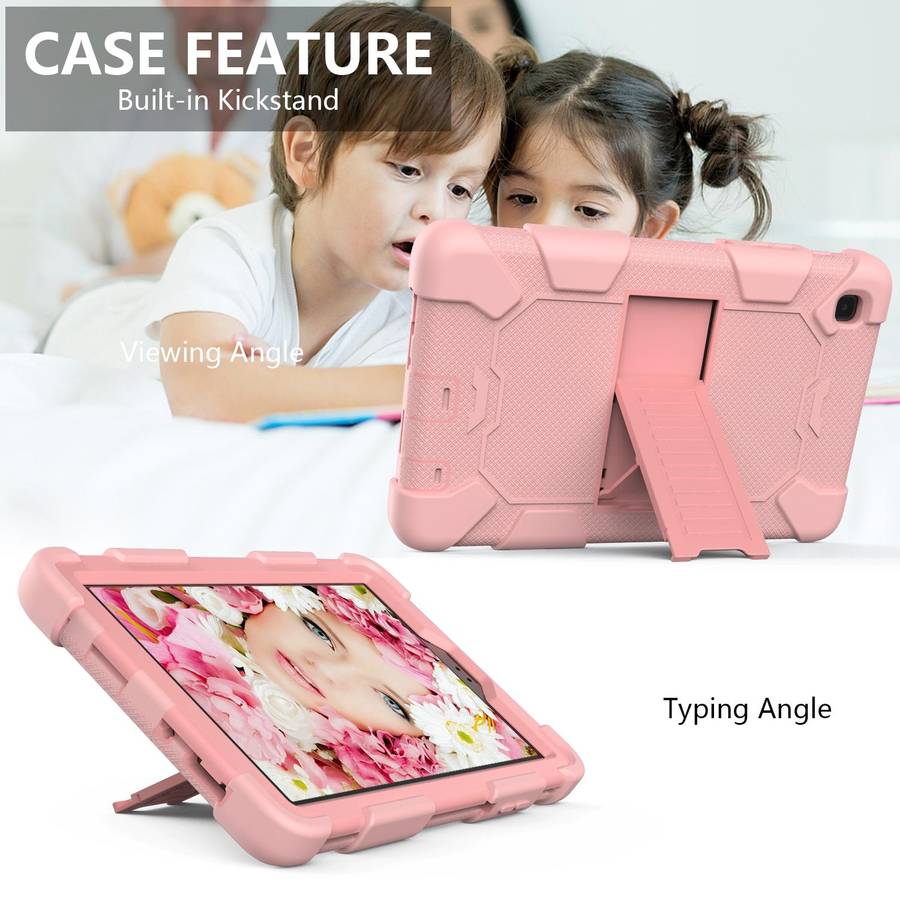 For Samsung Galaxy Tab A7 Lite T220 / T225 Two-Color Robot Shockproof Silicone + PC Protective Ca...