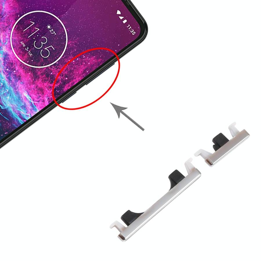 Power Button and Volume Control Button for Motorola Moto One Action XT2013-1 XT2013-2 XT2013-4 (S...