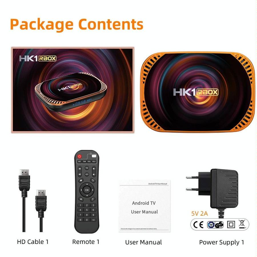 MECOOL HK1RBOX X4 4K TV Box, Android 11 Amlogic S905X4 CPU with RC 4GB+64GB(AU Plug)