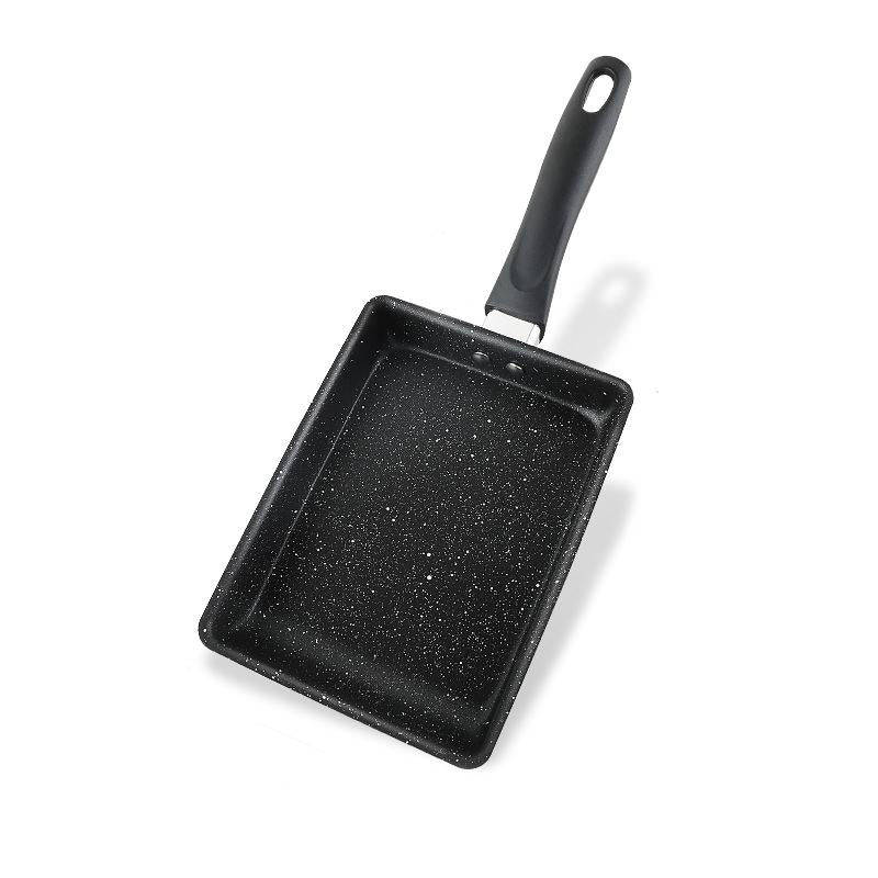 JBY-6658 Small Frying Pan Tamagoyaki Pan Maifanshi Non-Stick Frying Pan Square Omelette Pan,Size:...