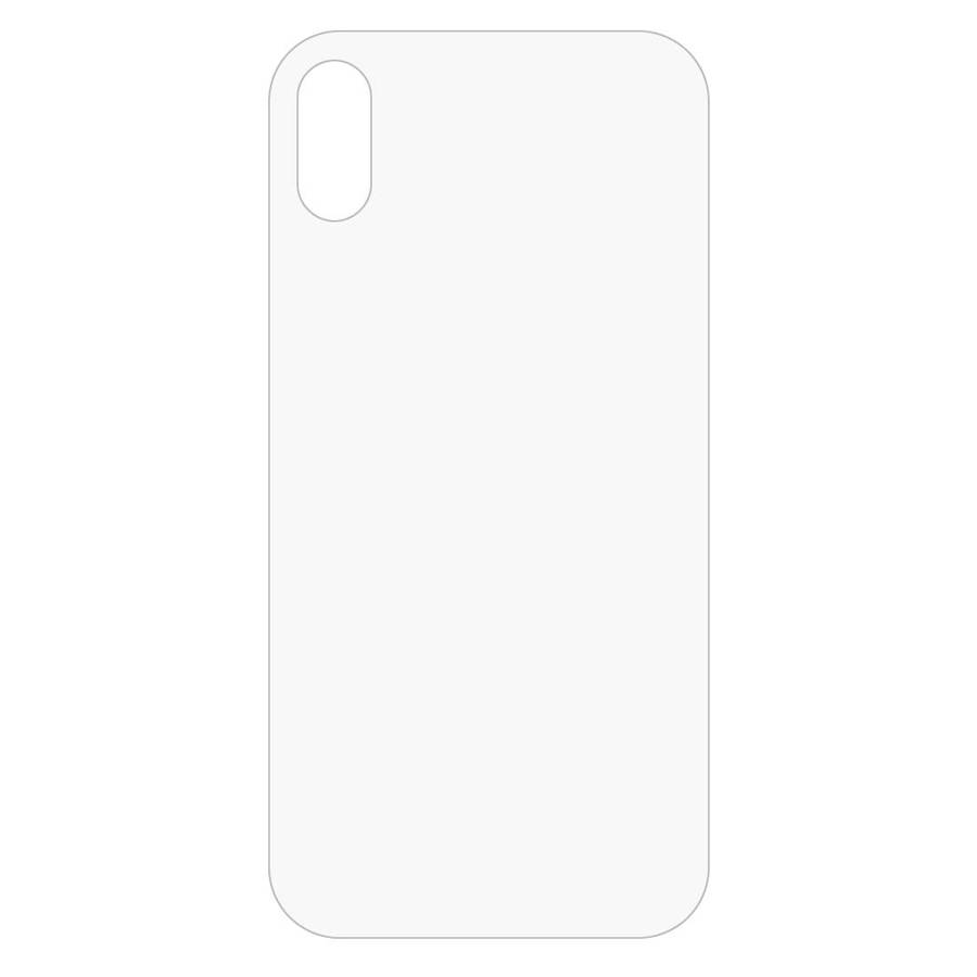 For iPhone X / XS Transparent Tempered Glass Back Screen Protector