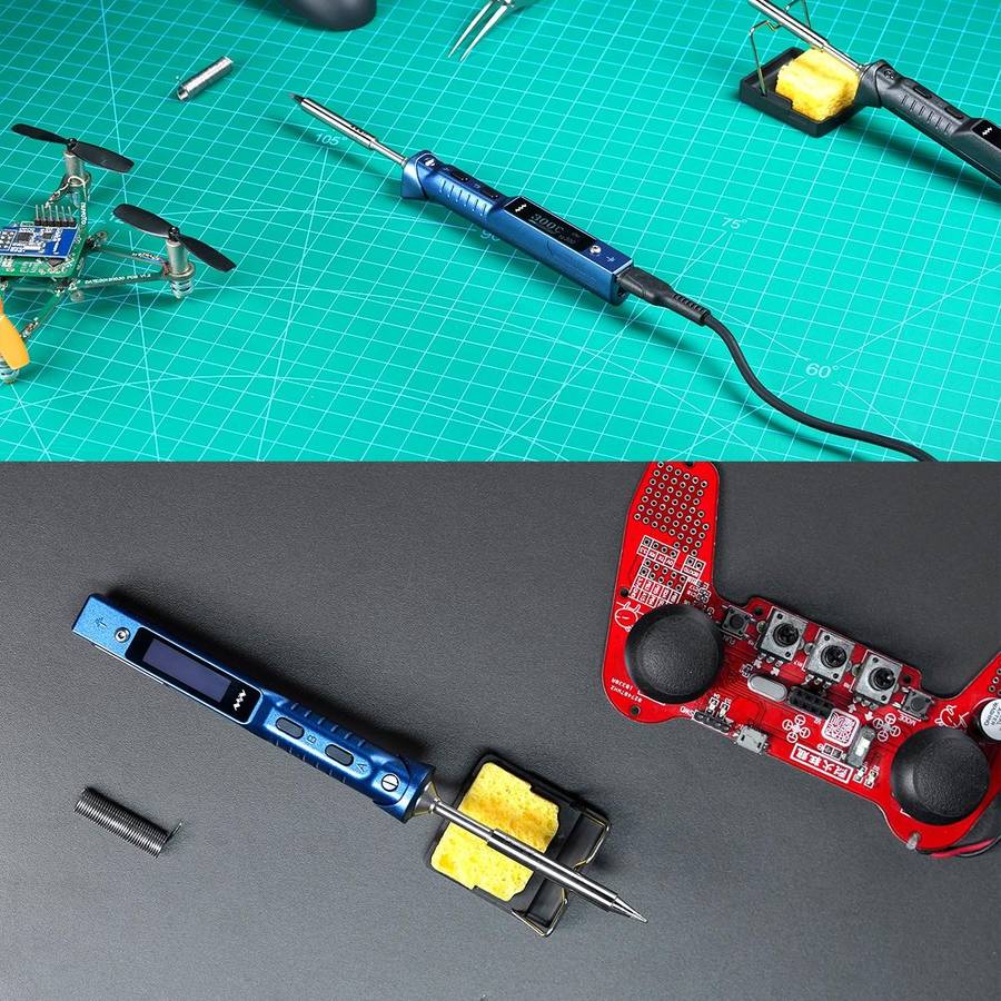 MINIWARE TS101 PD DC Soldering Iron 90W Portable Soldering Pen(With C4 Soldering Iron Head)