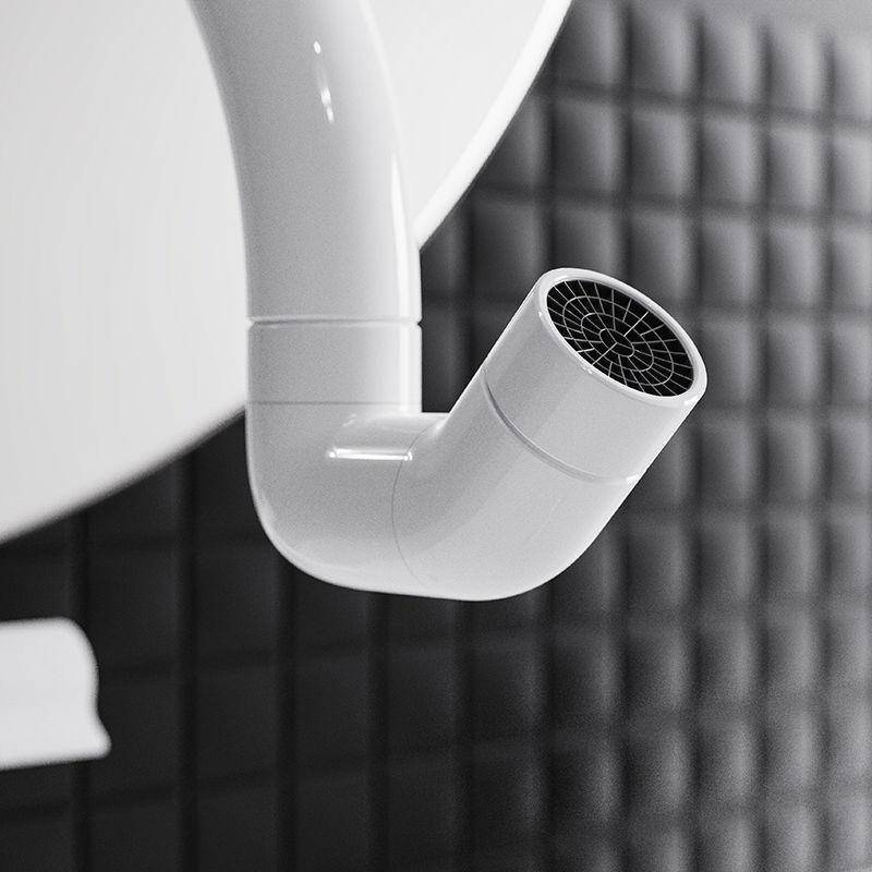 Faucet Extender Splashproof Universal Aerator, Color: White