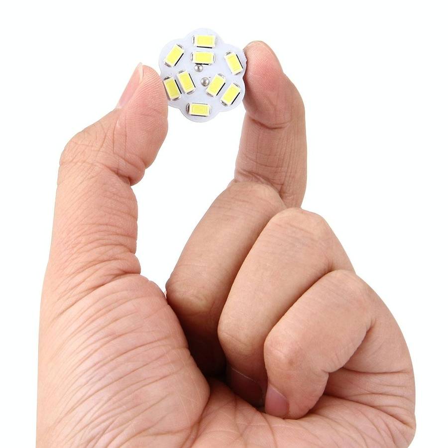 G4 9 LED SMD 5730 Flower Decorative Light for Indoor / Outdoor Decoration, DC/AC 12-24V, Side Pin...