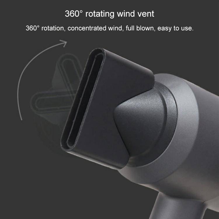 High-power 2000W Anionic Cold Hot Air Constant Temperature Hair Dryer, UK Plug(Red + Grey)
