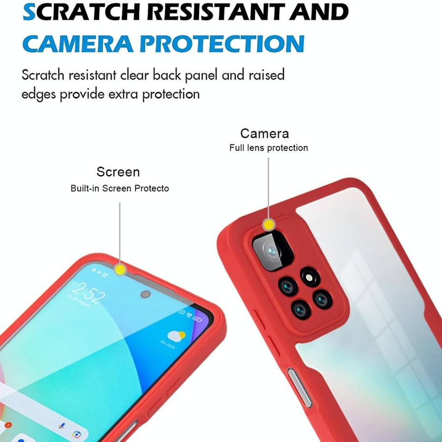 For Xiaomi Redmi 10 Acrylic + TPU 360 Degrees Full Coverage Phone Case(Purple)