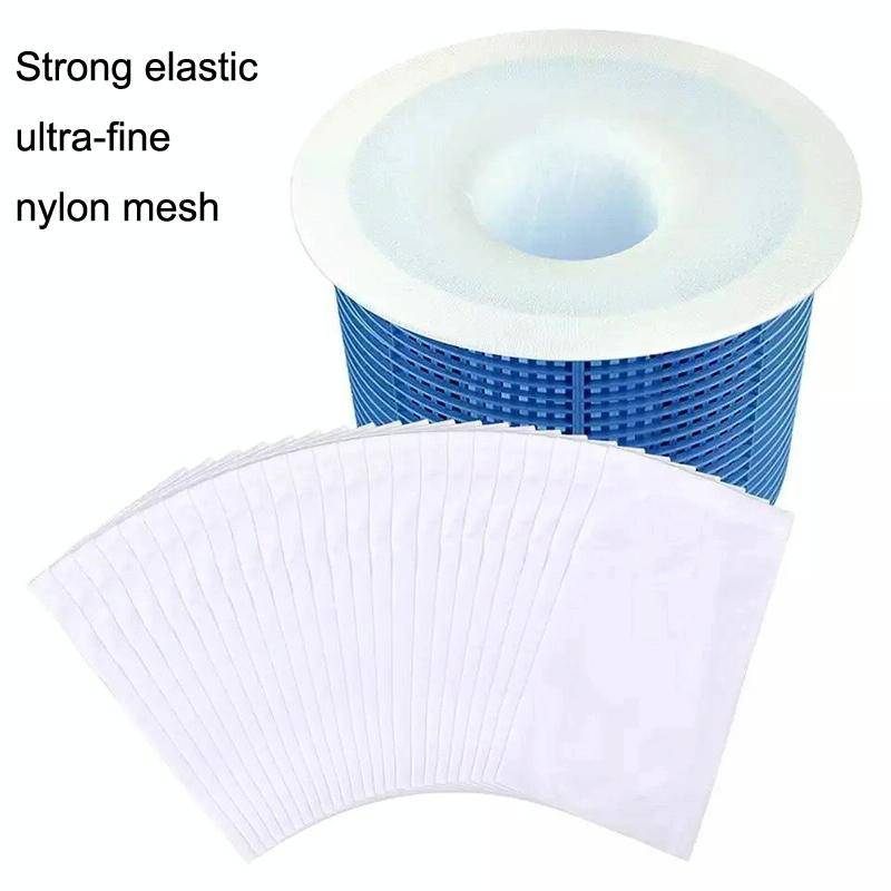 20pcs Swimming Pool Trash Cover Swimming Pool Skimmer Filter Anti-Fouling Cover
