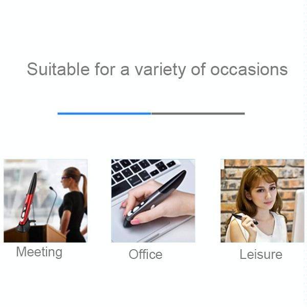 PR-03 2.4G USB Receiver Adjustable 1600 DPI Wireless Optical Pen Mouse for Computer PC Laptop Dra...