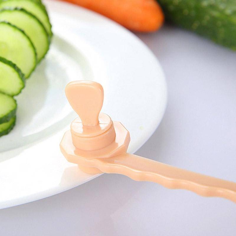 Carrot Spiral Slicer Vegetable Potato Cutter(Blue)