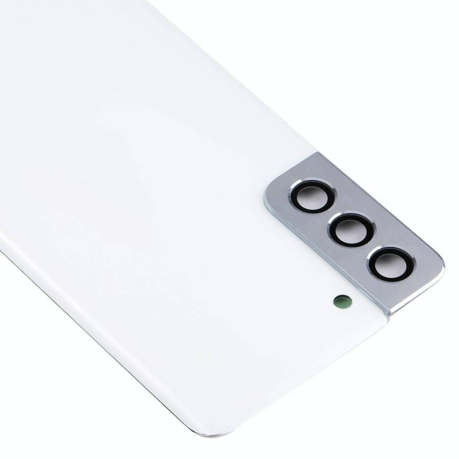 For Samsung Galaxy S21+ 5G Battery Back Cover with Camera Lens Cover (White)