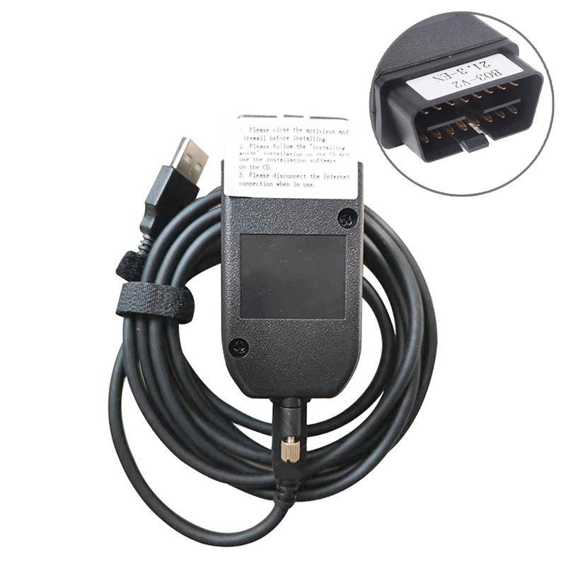HEX ATMEGA162+16V8B+FT232RQ VAG 21.9 OBD2 Test Cable for Volkswagen / Audi, Software Version: Swe...