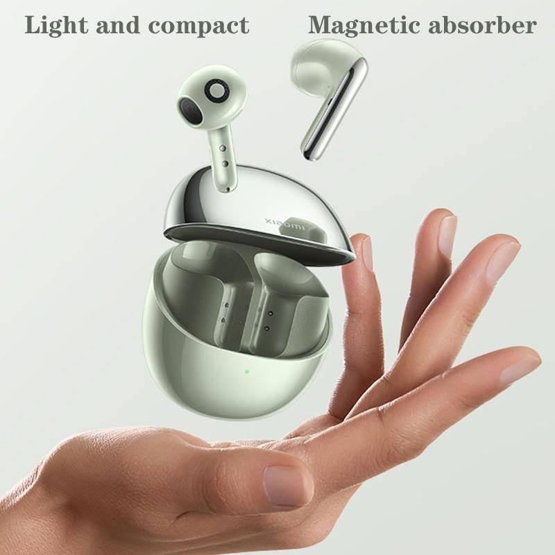 Original Xiaomi Buds 4 Wireless Bluetooth 5.3 3 Mic Active Noise Reduction Earphone(Green)