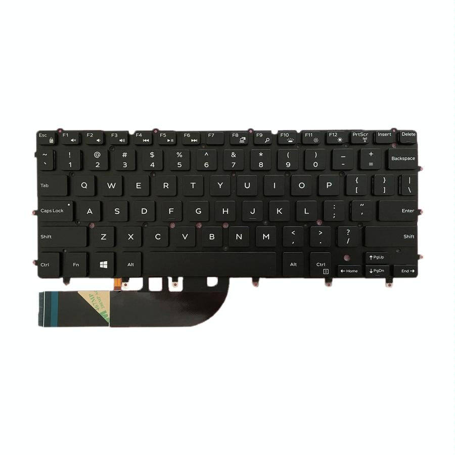 US Version Keyboard with Keyboard Backlight for DELL Inspiron XPS 13 7000 7347 7348 7352 7353 735...