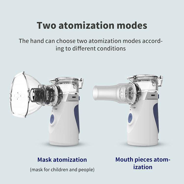 Portable Ultrasonic Nebulizer Mini Handheld Inhaler Respirator Health Care Home Machine Atomizer ...