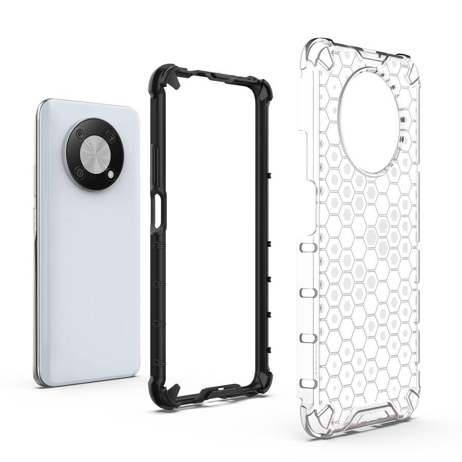 For Huawei nova Y90 4G Honeycomb Phone Case(White)