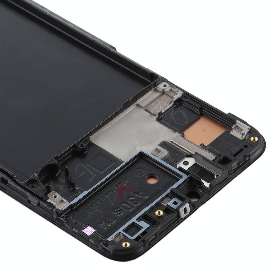 TFT LCD Screen for Samsung Galaxy A30s  Digitizer Full Assembly with Frame (Black)