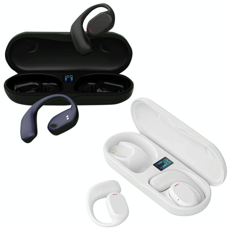 JS270 Wireless Bluetooth Headset Hanging Ear Business Sports Earphone(Black)