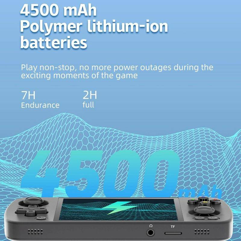 ANBERNIC RG405M Handheld Game Console 4 Inch IPS Touch Screen Aluminum Alloy Android 12 System 12...
