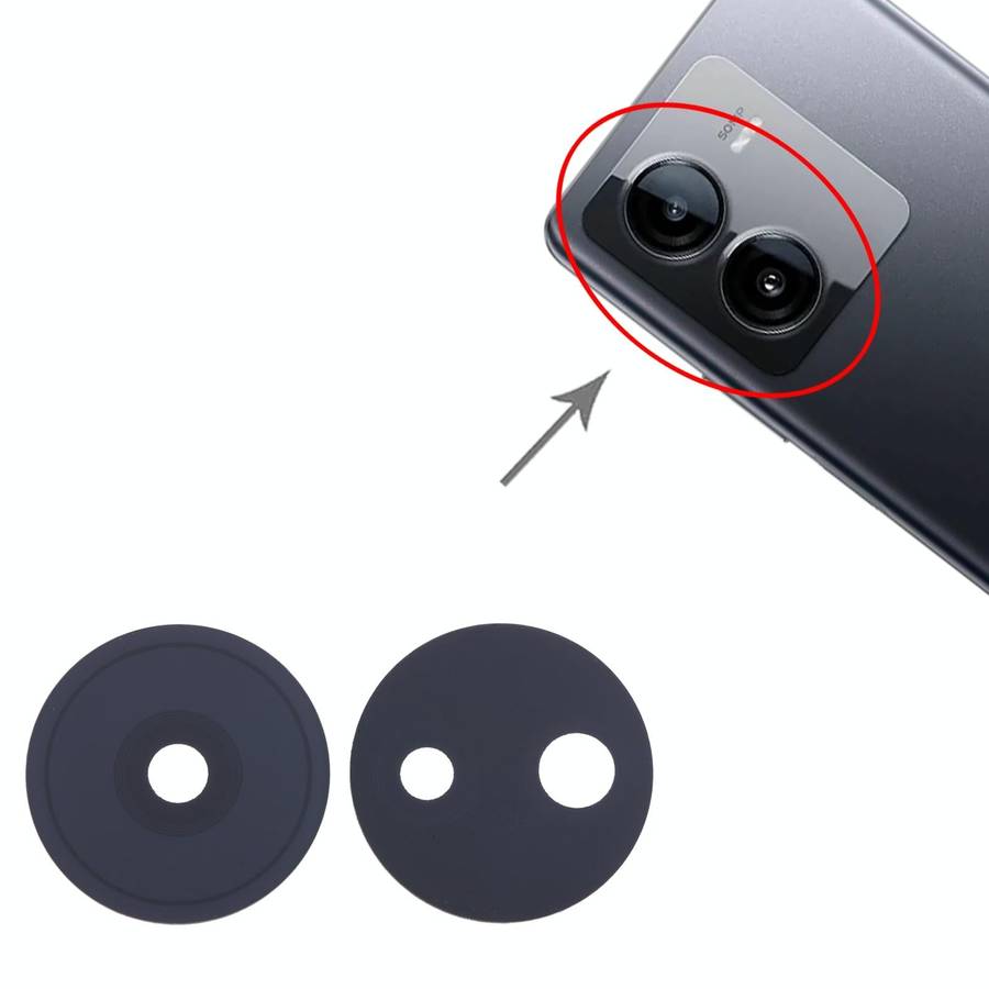 For vivo T2 5G 10set Back Camera Lens