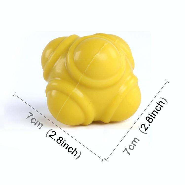 Hexagonal Reaction Ball Quickness and Agility Training Ball, Training Hand and Eye Coordination(Y...