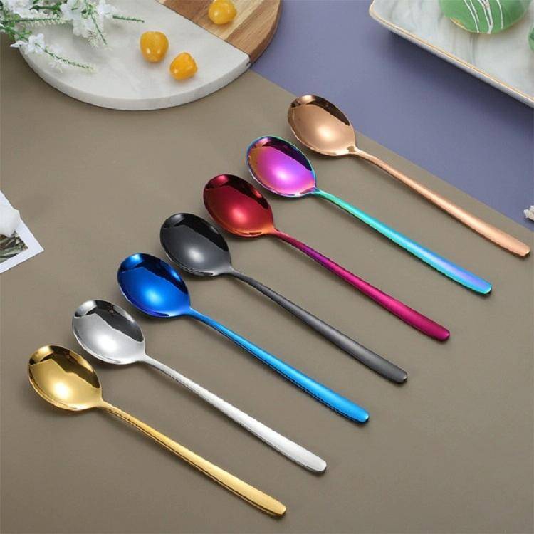 3 PCS / Set Creative Stainless Steel Spoon Fork Chopsticks Portable Tableware Set, Color:Black