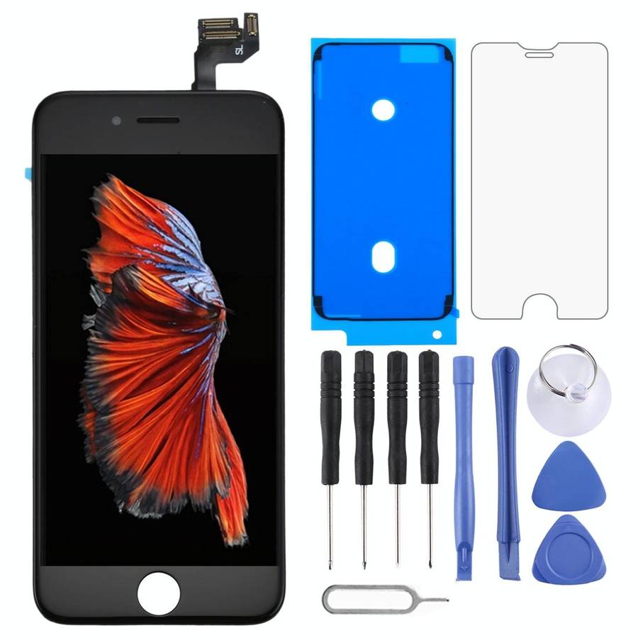TFT LCD Screen for iPhone 6s Digitizer Full Assembly with Front Camera (Black)