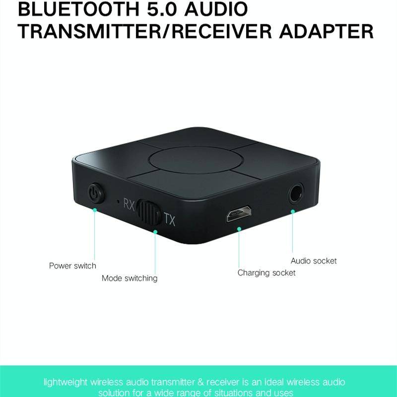 KN326 Bluetooth Audio Receiver Transmitter 5.0 Two-in-one Bluetooth Adapter for Hands-free Calls