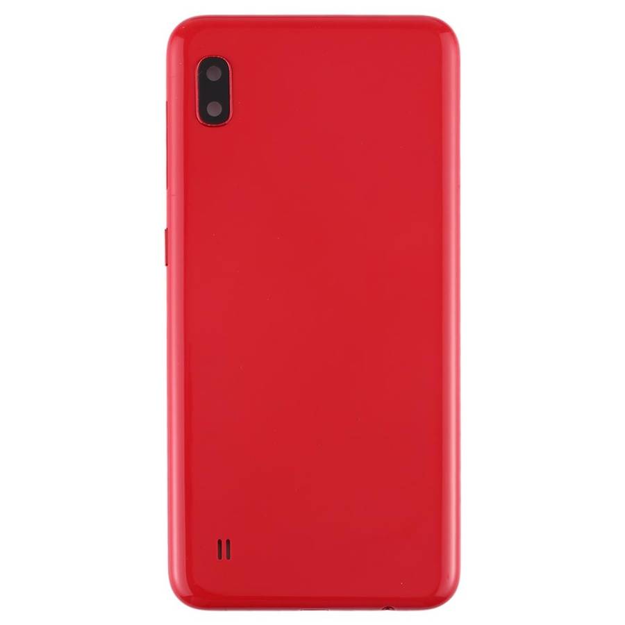 For Galaxy A10 SM-A105F/DS, SM-A105G/DS Battery Back Cover with Camera Lens & Side Keys (Red)