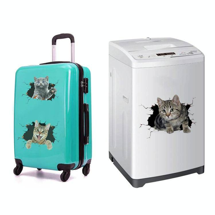 4 PCS 3D Simulation Animal Personality Car Stickers Glass Car Door Scratches Decorative Occlusion...