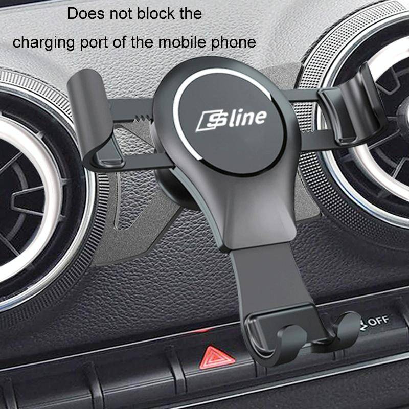 For Audi Car Strong Magnetic Phone Holder(A3/S3 Stand 1 Red)
