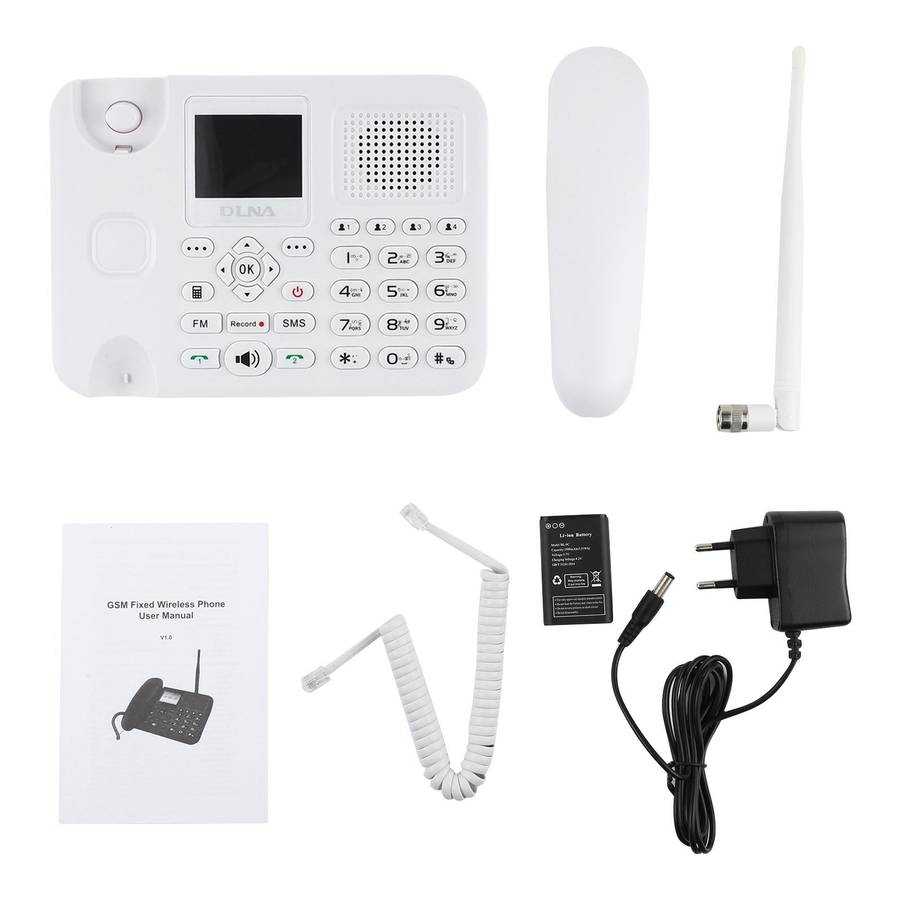 ZT9000 2.4 inch TFT Screen Fixed Wireless GSM Business Phone, Quad band: GSM 850/900/1800/1900Mhz...