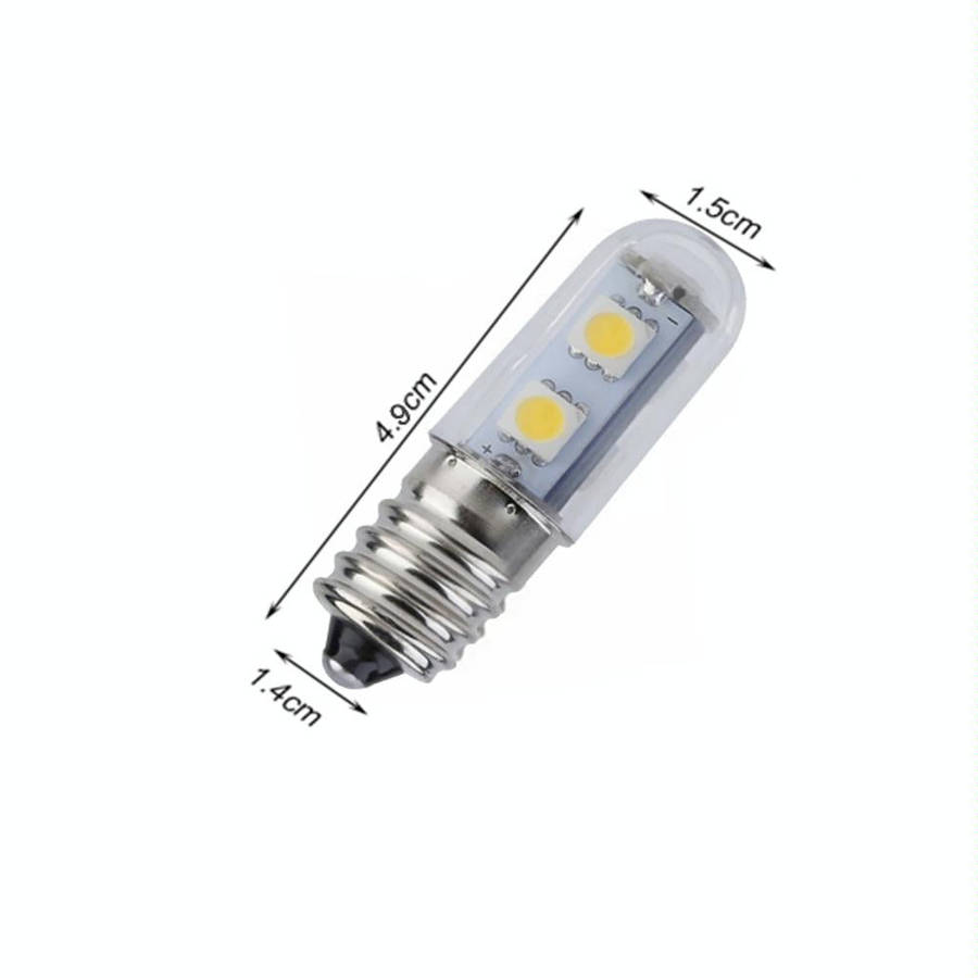 E14 screw light LED refrigerator light bulb 1W 220V AC 7 light SMD 5050 ampere LED light refriger...