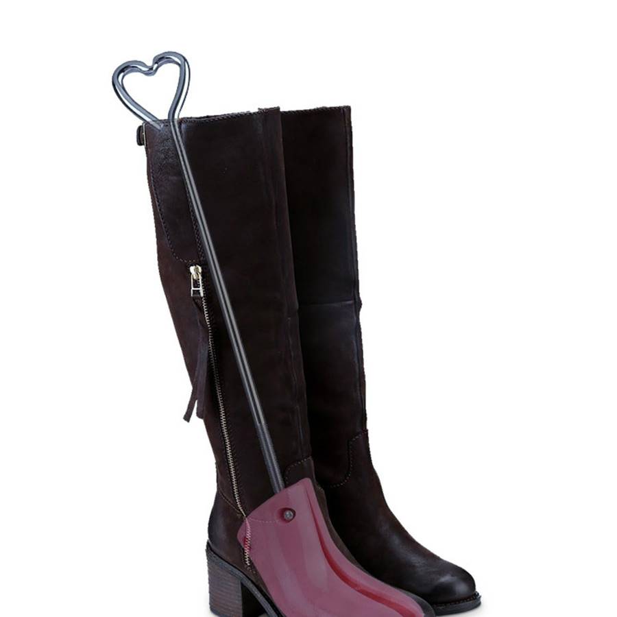 Boots High-Top Shoes Shoe Expander Adjustable Boot Support(Pink)