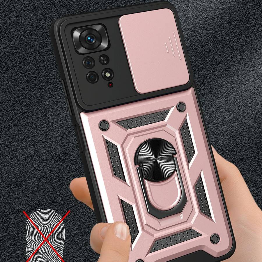 For Xiaomi Redmi Note 11 Pro (Global) Sliding Camera Cover TPU+PC Phone Case(Blue)
