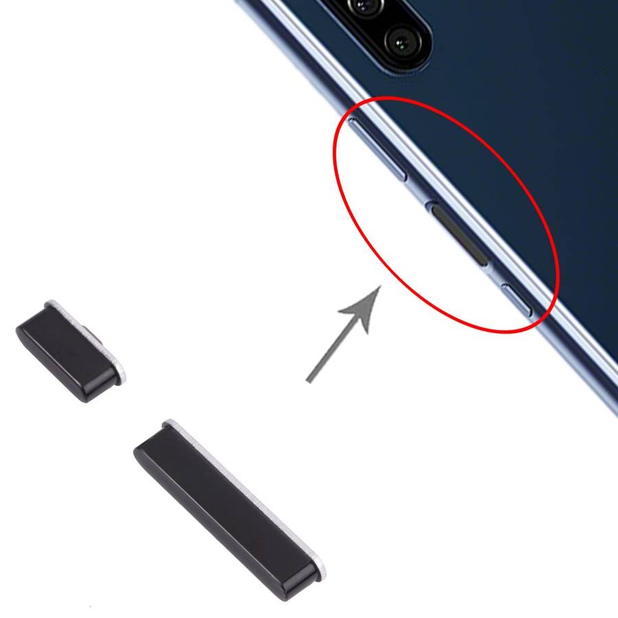 Power Button and Volume Control Button for Sony Xperia 5 (Black)