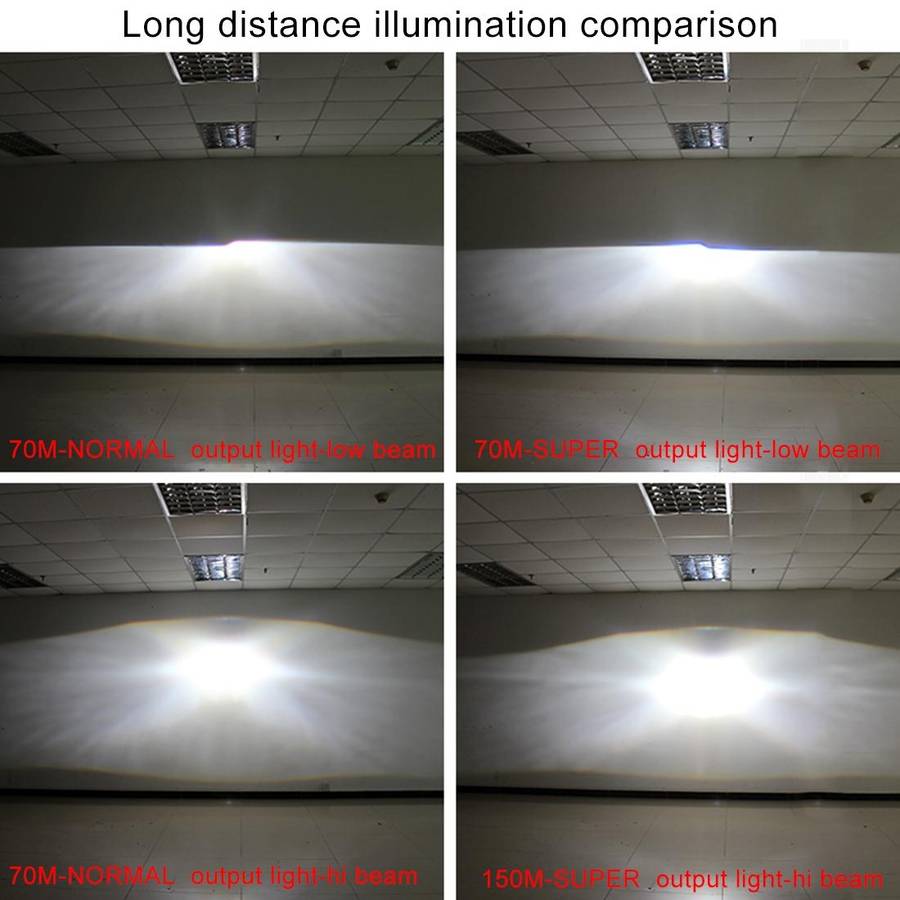 IPHCAR G262 H1 3.0 inch 12V Bi-Xenon Projector Lens Headlight with Exquisite Angle Eyes Decoratio...