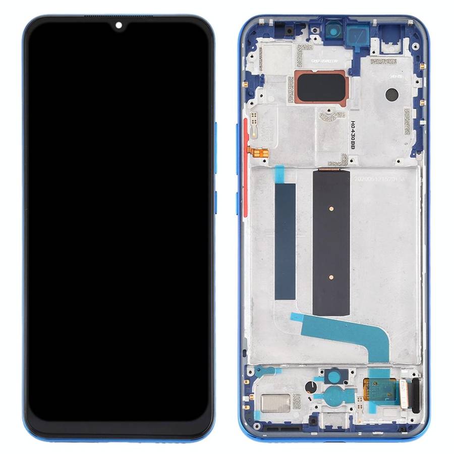 Original AMOLED LCD Screen for Xiaomi Mi 10 Lite 5G with Digitizer Full Assembly(Blue)