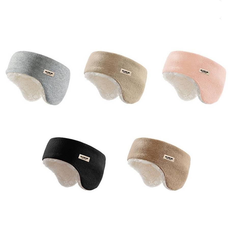 Golovejoy Winter Warm Soundproof Earmuffs + Earplugs Set Sleep Eye Mask(Gray)