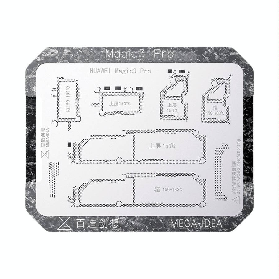 For Honor Magic3 Pro Qianli Mega-idea Multi-functional Middle Frame Positioning BGA Reballing Pla...