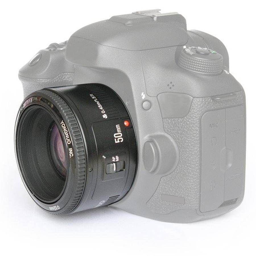 YONGNUO YN50MM F1.8N 1:2.8 Large Aperture AF Focus Lens for Nikon DSLR Cameras(Black)