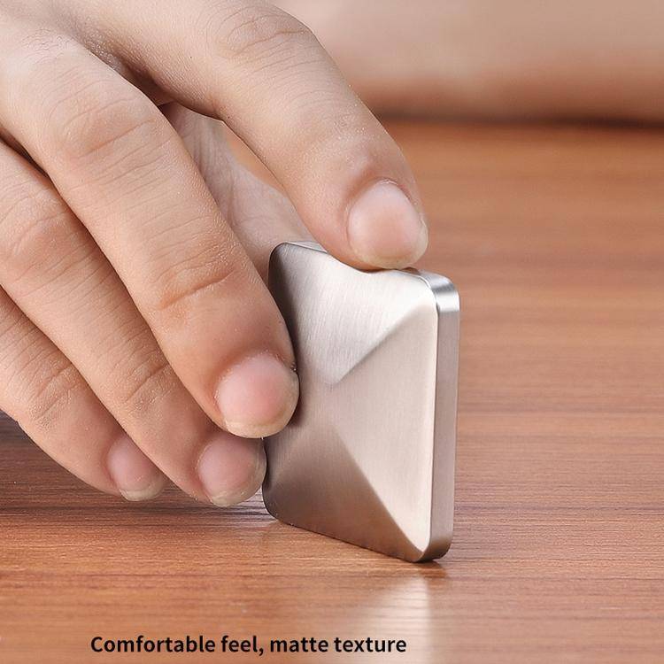 Desktop Kinetic Energy To Vent Stress Relief Fingertip Spinner Toy, Style: Zinc Alloy Quadrilater...